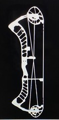 Prime Revex 4 Bow Decal 8” Tall Vinyl Decal Sticker – White/Other Colors