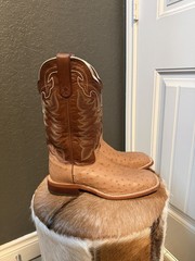 Tony Lama full quill ostrich boots 10D