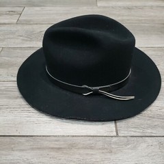 Stetson Pony Express DW411 Outland Black Wool Hat Size 7