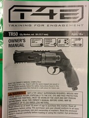 NEW Umarex T4E (2292176) TR50 GEN 2 Paintball CO2 Paintball Revolver .