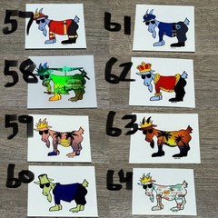 GOAT USA Stickers/ Decals- PICK YOUR STICKERS! BUY MORE AND SAVE!
