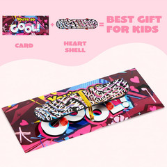 30 Packs Valentine’S Day Mini Finger Skateboards with Cards, Classroom Exchange