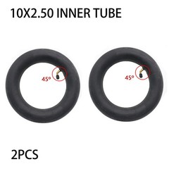 10×2.50 Inner Tube 45&90 Degre valve fit 10×3 80/65-6 255×80 Zero 10X Kugoo M4