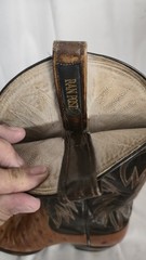 Vintage Dan Post Full Quill Ostrich Cowboy Western Boots Men’s Size 10D