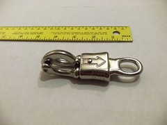 LOT OF 10 Panic Snap 3 7/8” Malleable Iron 1/2″ Fixed-Eye Nickel Plated 10011