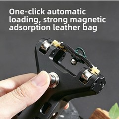 Slingshot with Aluminum Alloy Components and Magazine, Auto & Semi-Auto Loading