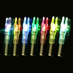 6pcs .244″/6.2mm Illuminated Lighted Nocks for Arrows Inside Diameter Led Nocks