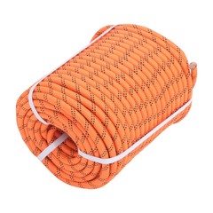 Braided Rope Breaking Strength 5174 Pounds Orange Black 1/2 in ×220′ 48 Stranded