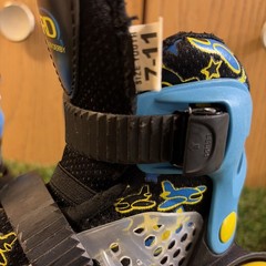 Roller Derby Unisex Kids Fun Roll Blue Adjustable Roller Skates Sz 7-11 W/brakes