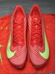 Nike Air Zoom Maxfly 2 Bright Crimson Lime Track Spikes Mens Size 14 FD8395-600