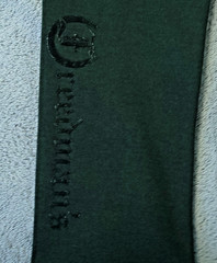 Freedmans Harness Mid Layer Zip Neck Jacket XS Green Logo Spellout Saddleseat