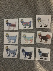 9 Goat USA Stickers Bundle