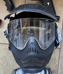 Two Paintball Guns: Tippmann 98 Custom, Cybrid , 2 Masks, Air Tanks, Hopper