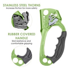Hand Ascender Aluminum Magnesium Alloy Rock Climbing Handheld Ascender For VSOF