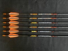 Black Eagle X Impact .350 .001 Fletched 2.5″ Fusion Super Sorted 6pk BRAND NEW