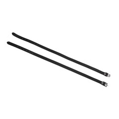 50cm Black 1 Pair Lengthen For Spur Straps Leathers With Stainless Steel