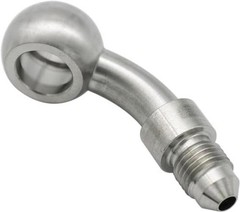 45 Degree Stainless Steel 3AN Male to0mm M0 Banjo Brake Hose 45 degree 1