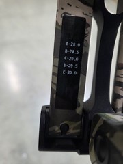 USED Hoyt Axius #3 cam, RH, Camo, 50-60lbs, 28″-30″