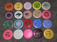 Mixed Brands 50 Disc Golf Discs Mixed Lot, Multicolor, Assorted Colors