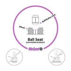 28032 Chrome Bolt Style Radius Seat Lock Bolt Set (M14 x 1.5 Thread Size) –