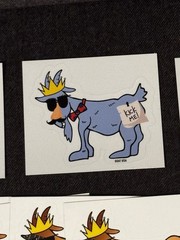 NEW Goat USA STICKER Rare April Fools Bundle Lot 38 TOTAL STICKERS – 10 Designs