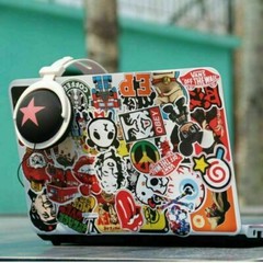 100 Pack Sticker Bomb Decals Pack Vinyl Roll Car Skate Skateboard Laptop Luggage