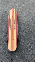 Vtg Robert August Longboard Skateboard Surf One 43.5 X 9″