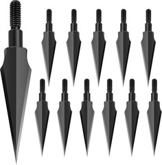 Broadheads 100/120/125/150 Grain Traditiona Archery Arrow Tips for Compound, …