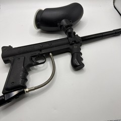 Tippmann Model 98 Custom Platinum Paintball Gun With Barrel Feeder Loader Hopper