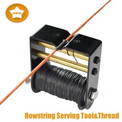 Bowstring Serving Tool & Thread 0.021″ Thick Archery Protecting Bow String 1 Set