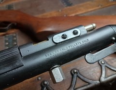 1978 Sheridan Blue Streak 5mm C Series Air Rifle Racine WI TESTED HOLDS AIR