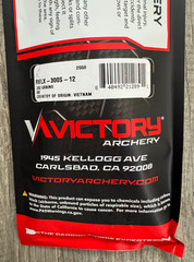 Victory Archery Rival X 300 12 Pack Arrow Shafts .002 RVLX-300S-12 New