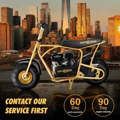 Oryxearth Golden War Bike 99CC Mini Bike 4-Stroke Gas PoweredCollector’s Edition