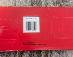 Vintage Crosman Model # 760-D Pumpmaster Air Rifle Tested Works Great! With Box