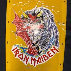 Vintage 1980’s Iron Maiden Purgatory Skateboard Deck Only Used Alpha BMX
