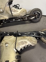 PowerSlide Nordic Trainer XC 150 Off Road Skate Ski Roller Blades Sz 10 mens