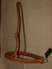 Roper noseband western USA halter bolts no liner custom cowboy tack USA H915