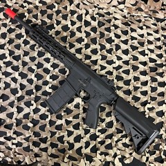 NEW Tippmann Commando 14.5″ Carbine AEG Airsoft Gun – Black (94208)