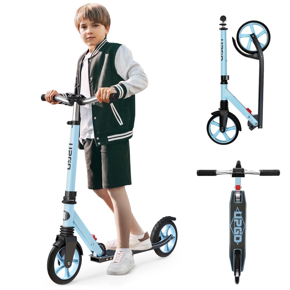 UPGO HBC-Aqua Kick Scooter for Teens, Kids & Adults, Max 240 lbs, Foldable,