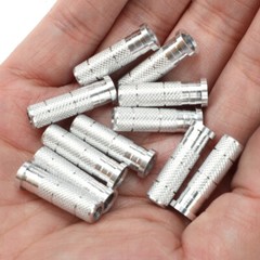 50-200Pcs Aluminum Arrow Insert ID 6.2mm Carbon Fiberglass Archery Bow Shooting