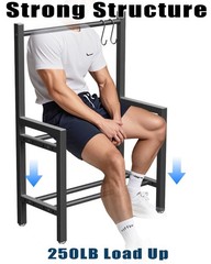 Two Tier Dumbbell Rack 20 IN Length Adjustable small Weight Stand black