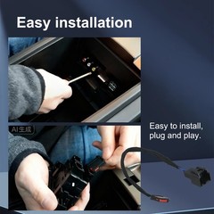 USB Media Hub Adapter Harness Wiring 1X for Ford Sync 2 to SYNC 3 Upgrade (GEN1)