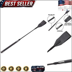Genuine Leather Riding Crop Whip for Equestrian Excellence – 18 Inches