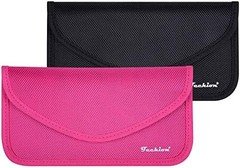 Signal Blocking Bag, 2 Pack RFID Faraday Bag Shield Pouch Cage Box Wallet Cas…