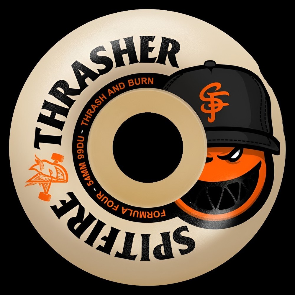 Spitfire x Thrasher City Formula Four F4 Radial Full Skateboard Wheels 54mm 99du