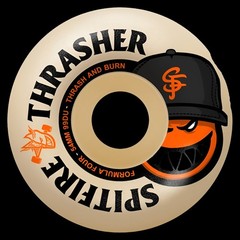 Spitfire x Thrasher City Formula Four F4 Radial Full Skateboard Wheels 54mm 99du
