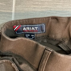 Ariat Women’s Riding Breeches/Jodhpurs Brown 24R Cotton Blend Pants