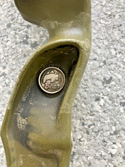 VTG BEAR FLARE RISER COMPOUND BOW PART WARF RH HANDLE ARCHERY OLD SCHOOL CAMO
