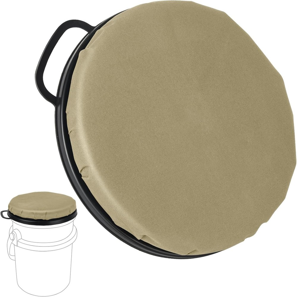 YETI 5 Gallon Bucket Seat – 360-Degree Swivel Lid, Cushion for Fishing, Hunti…