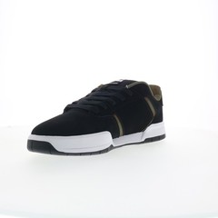 DC Central ADYS100551-WCO Mens Black Nubuck Skate Inspired Sneakers Shoes 6